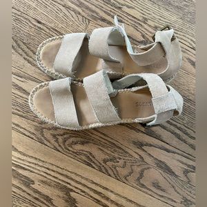 Soludos Palma Suede Espadrille Platform Sandals. Size 8. Used condition